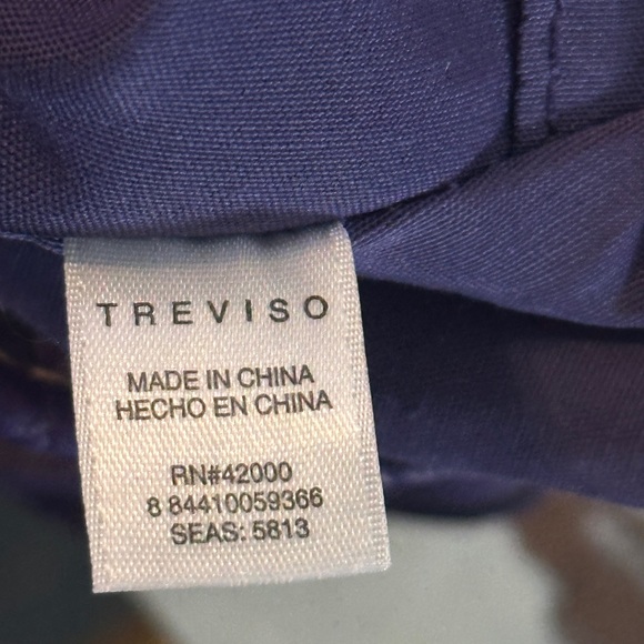 Treviso Purple Leather Women's Shoulder Bag - Picture 10 of 11